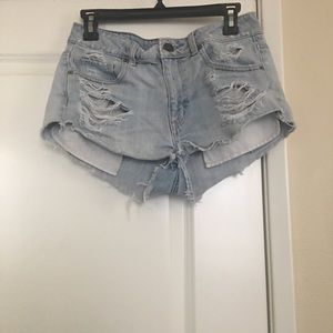 🌻2 FOR $20👒 Light Blue Mid High Waisted Shirts 8